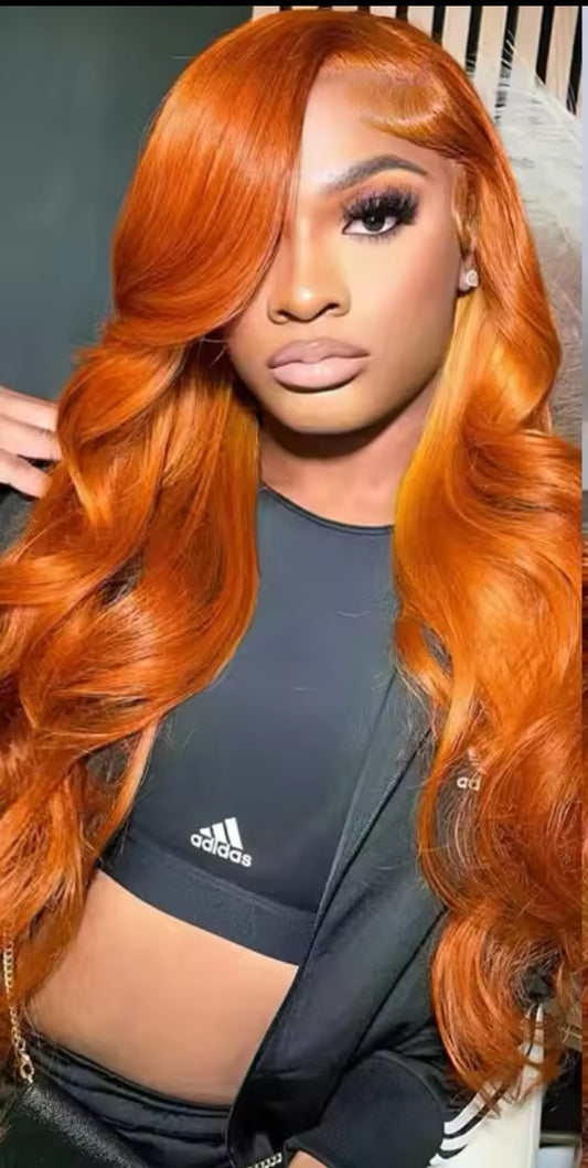 Ginger 13X4  Body wave HD lace wig