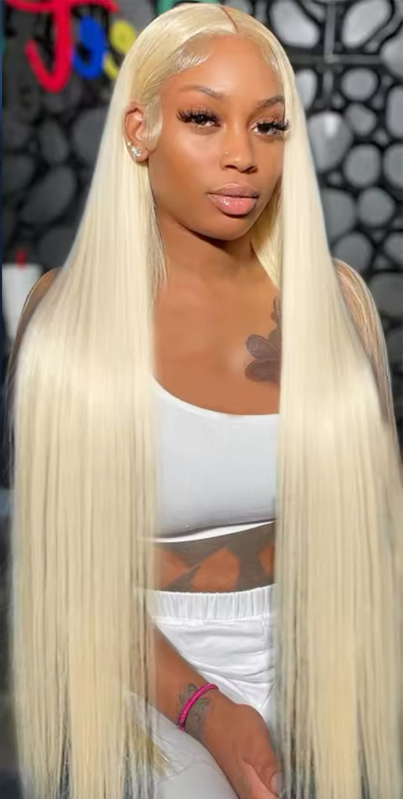 613 blonde 13x4  HD lace wig