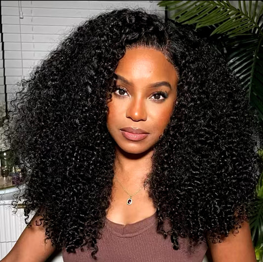 Kinky curly 13x4 HD lace Wig